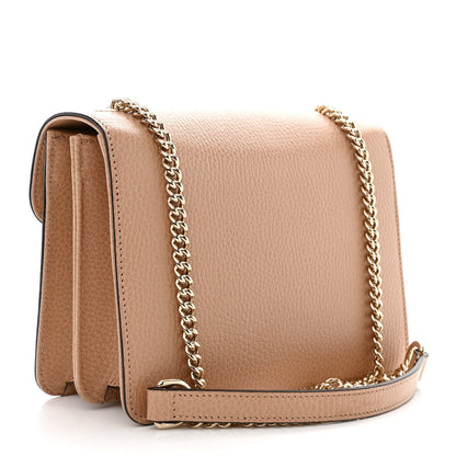 Gucci Dollar Calfskin Small Interlocking G Shoulder Bag Camelia 3 of 11