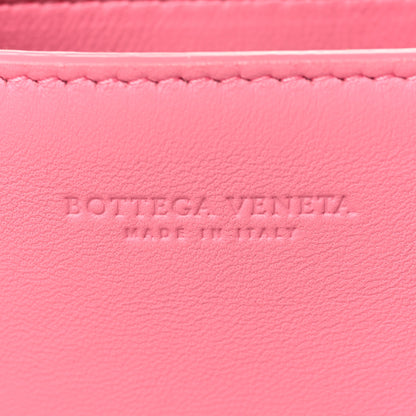 Bottega Veneta Lambskin Maxi Intrecciato Mini Cassette Crossbody Bag Pink 6 of 10