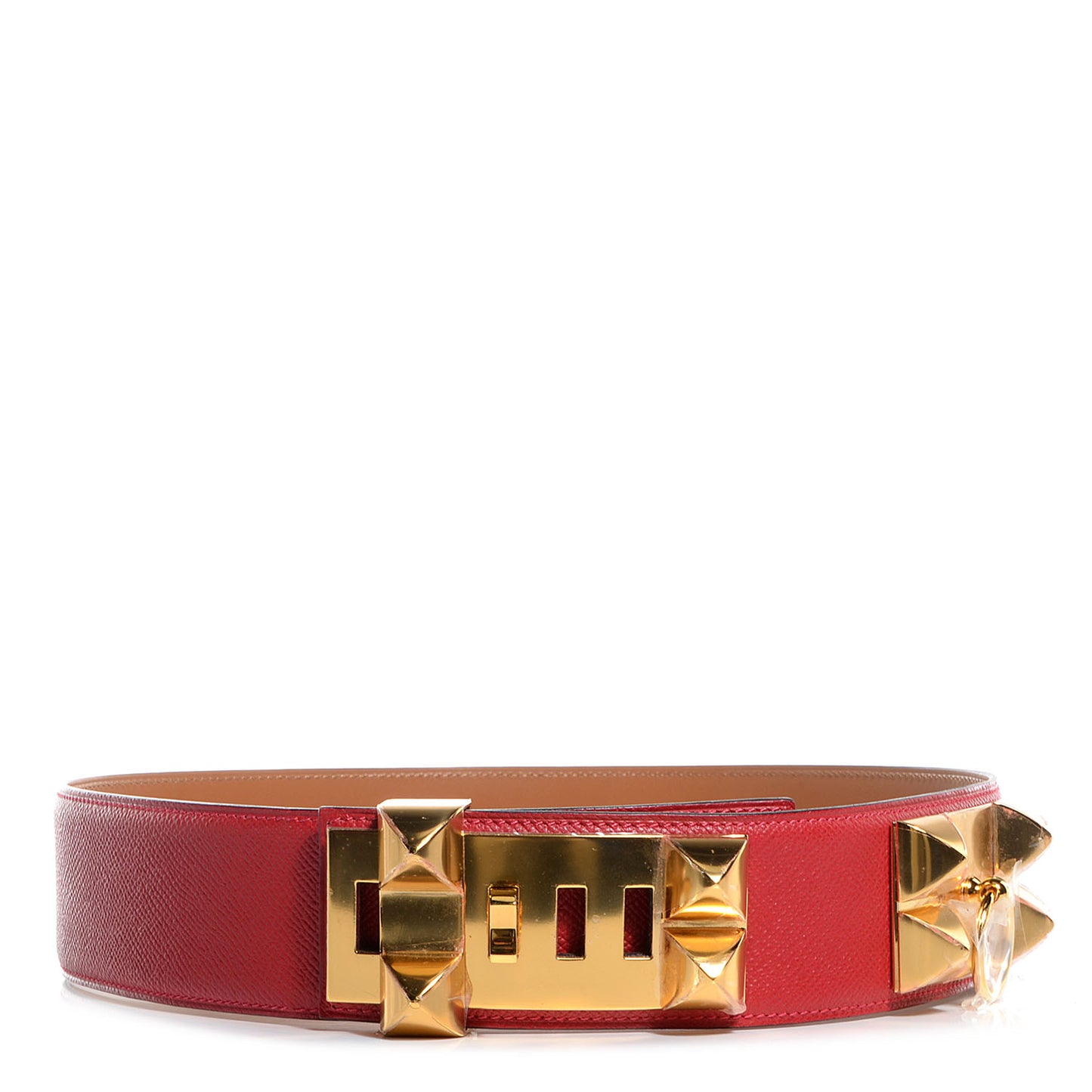 Epsom Collier De Chien CDC Belt 70 Rouge Casaque