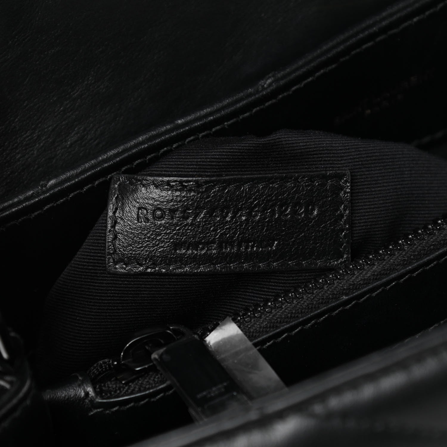 Saint Laurent Calfskin Y Quilted Monogram Medium Loulou Chain Satchel Black 7 of 17