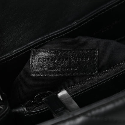 Saint Laurent Calfskin Y Quilted Monogram Medium Loulou Chain Satchel Black 7 of 17