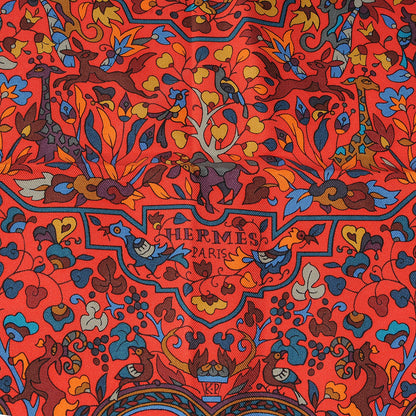 Hermes Silk Les Jardins D Armenie Scarf 90 6 of 8