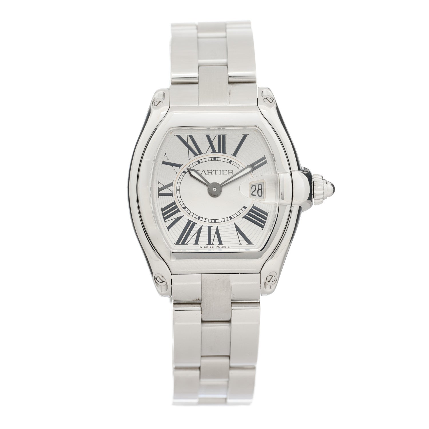 Cartier Stainless Steel 31mm Roadster Quartz Watch 1 of 5