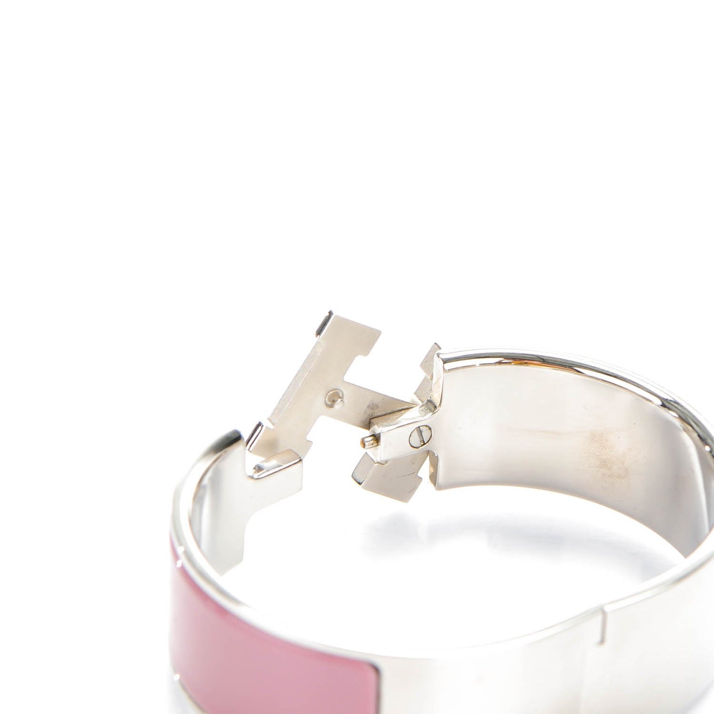 Enamel Wide Clic Clac H Bracelet Bois De Rose