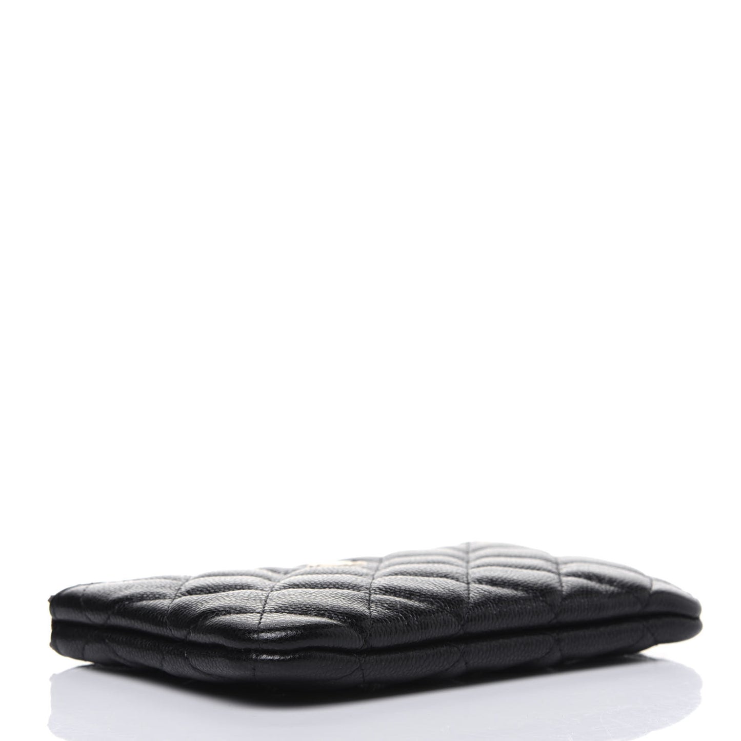 Caviar Quilted Small Pouch Black