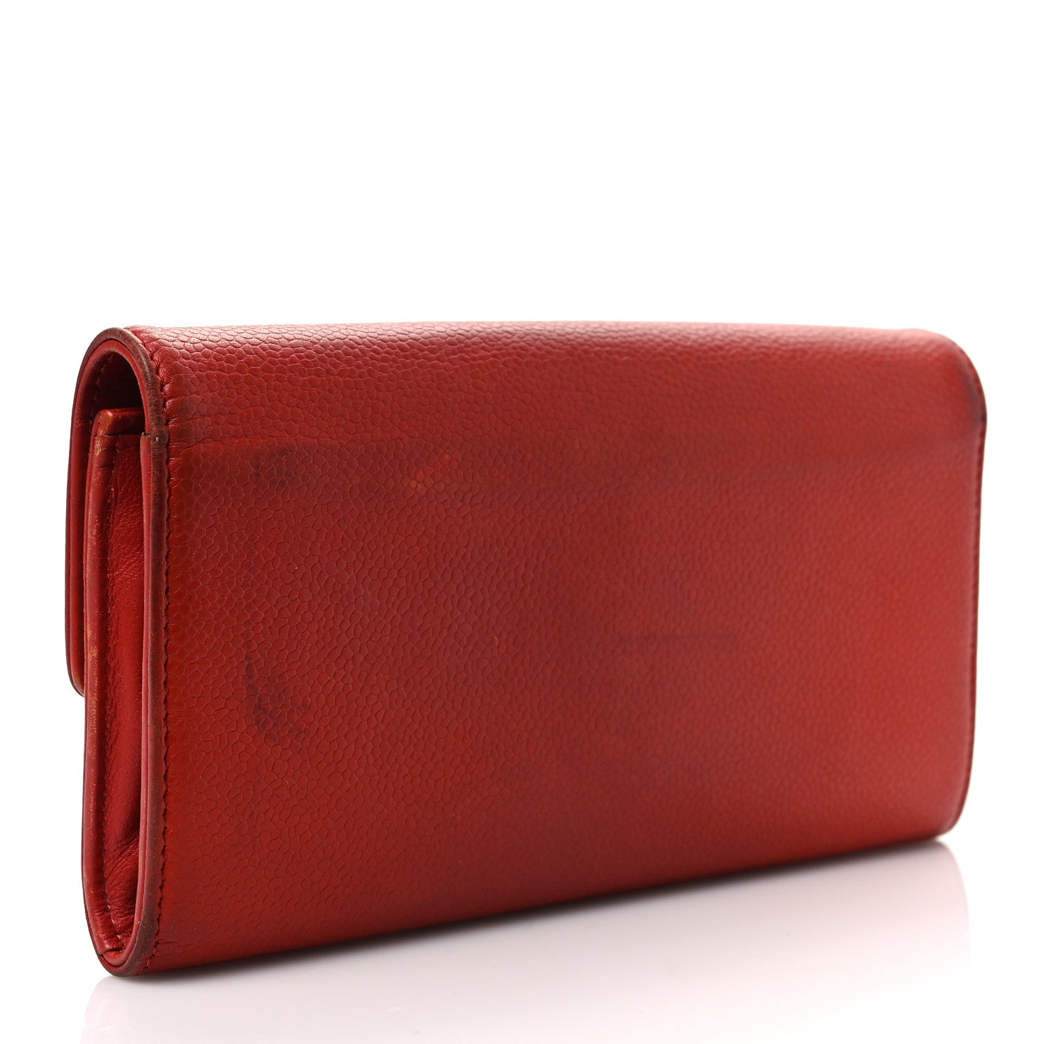 Chanel Caviar Timeless CC Large Flap Wallet Red 3 of 11