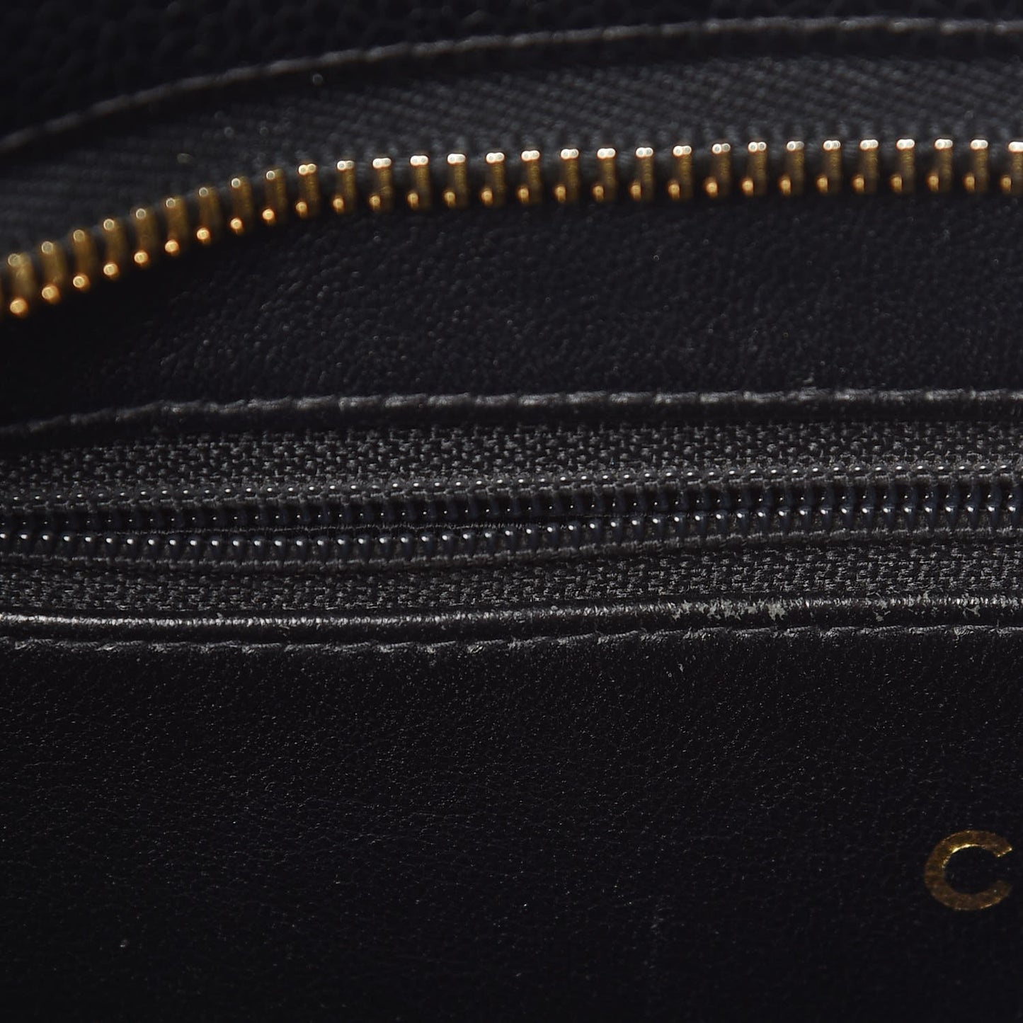 Caviar Quilted Medallion Tote Black