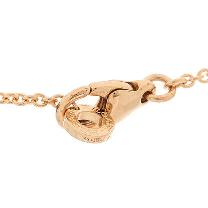 Bulgari 18K Rose Gold Diamond B.Zero1 Open Legends Pendant Necklace 8 of 9