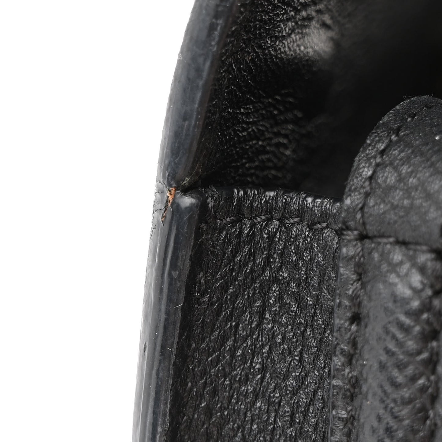 Grained Calfskin Small Trotteur Black