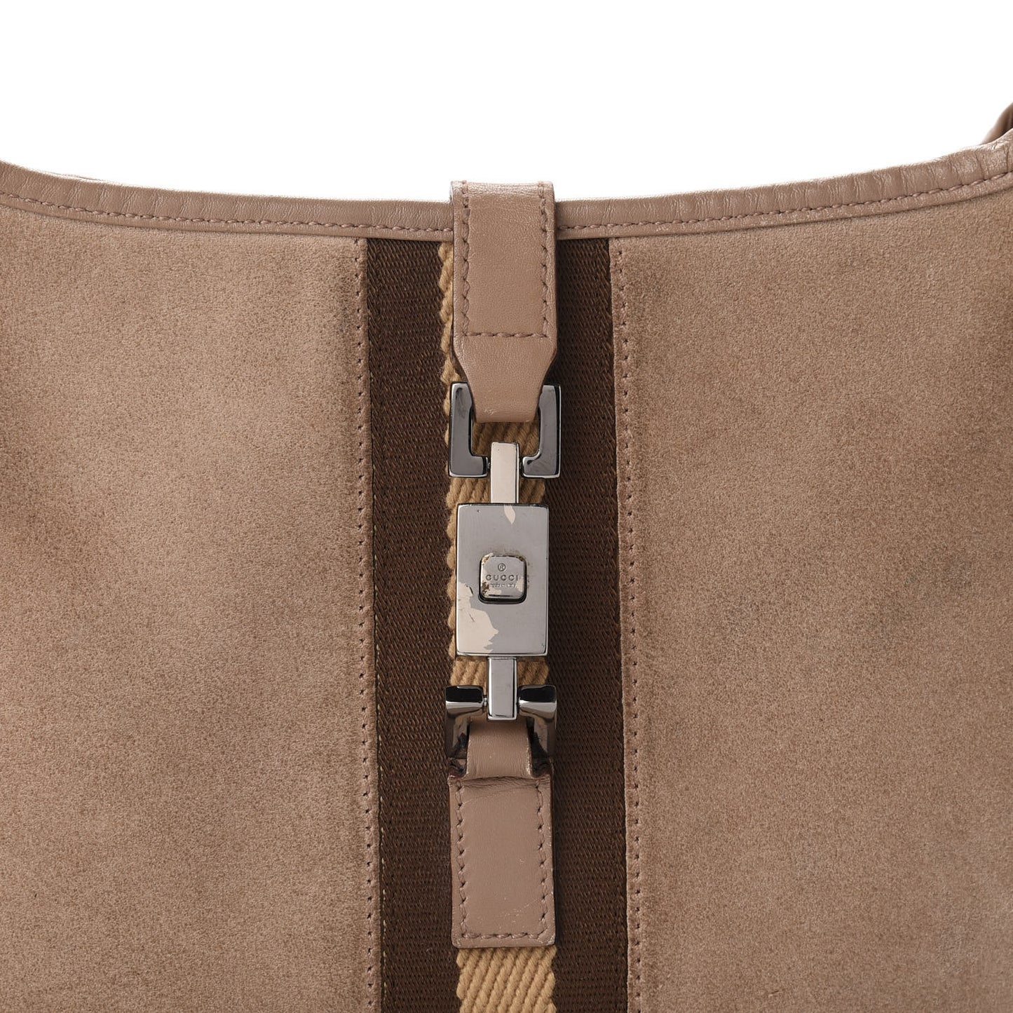 Suede Small Jackie O Hobo Tan