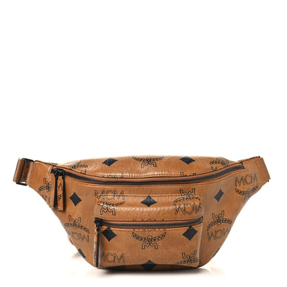 MCM Visetos Maxi Fursten Belt Bag  Cognac 1 of 10