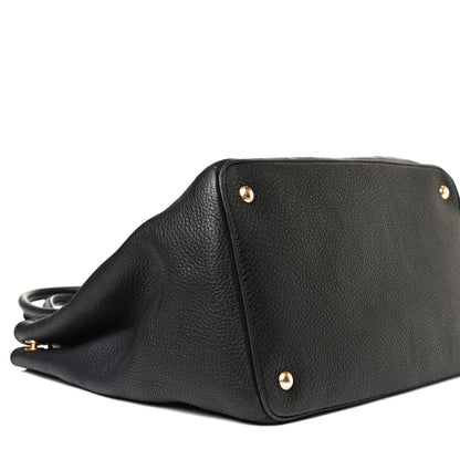 Prada Vitello Daino Shopping Tote Black 8 of 24