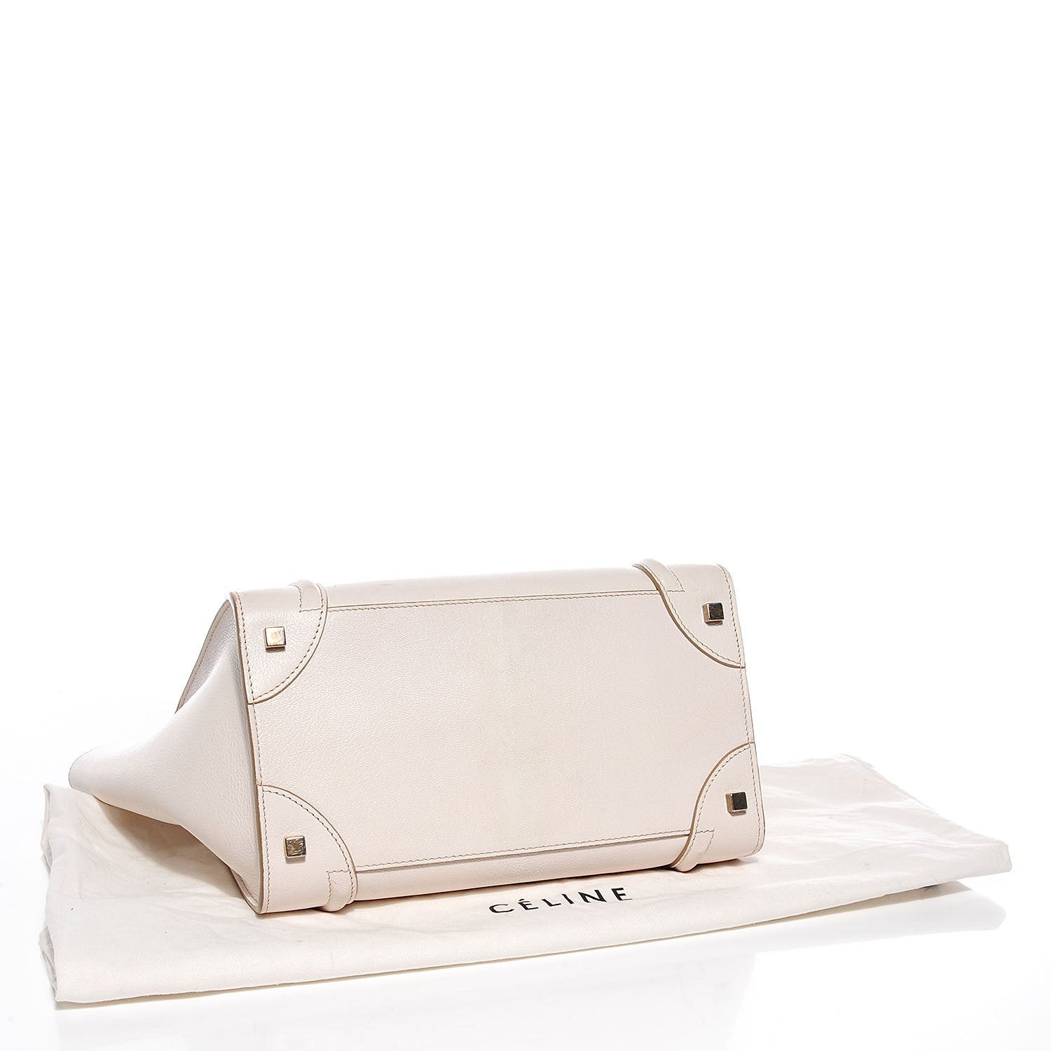 Celine Drummed Calfskin Mini Luggage 4 of 8