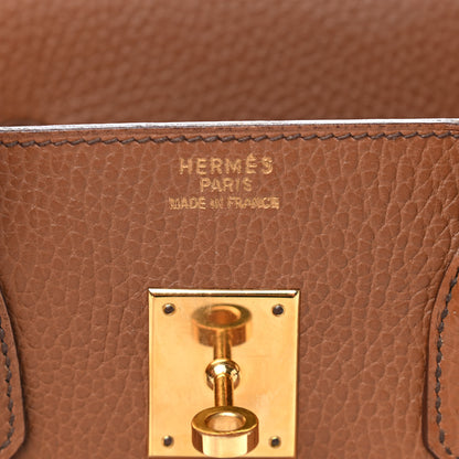 Hermes Ardennes Birkin 35 Noisette 5 of 19