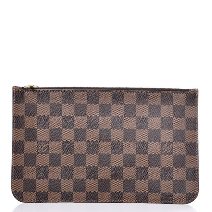 Louis Vuitton Damier Ebene Neverfull MM GM Pochette 1 of 8