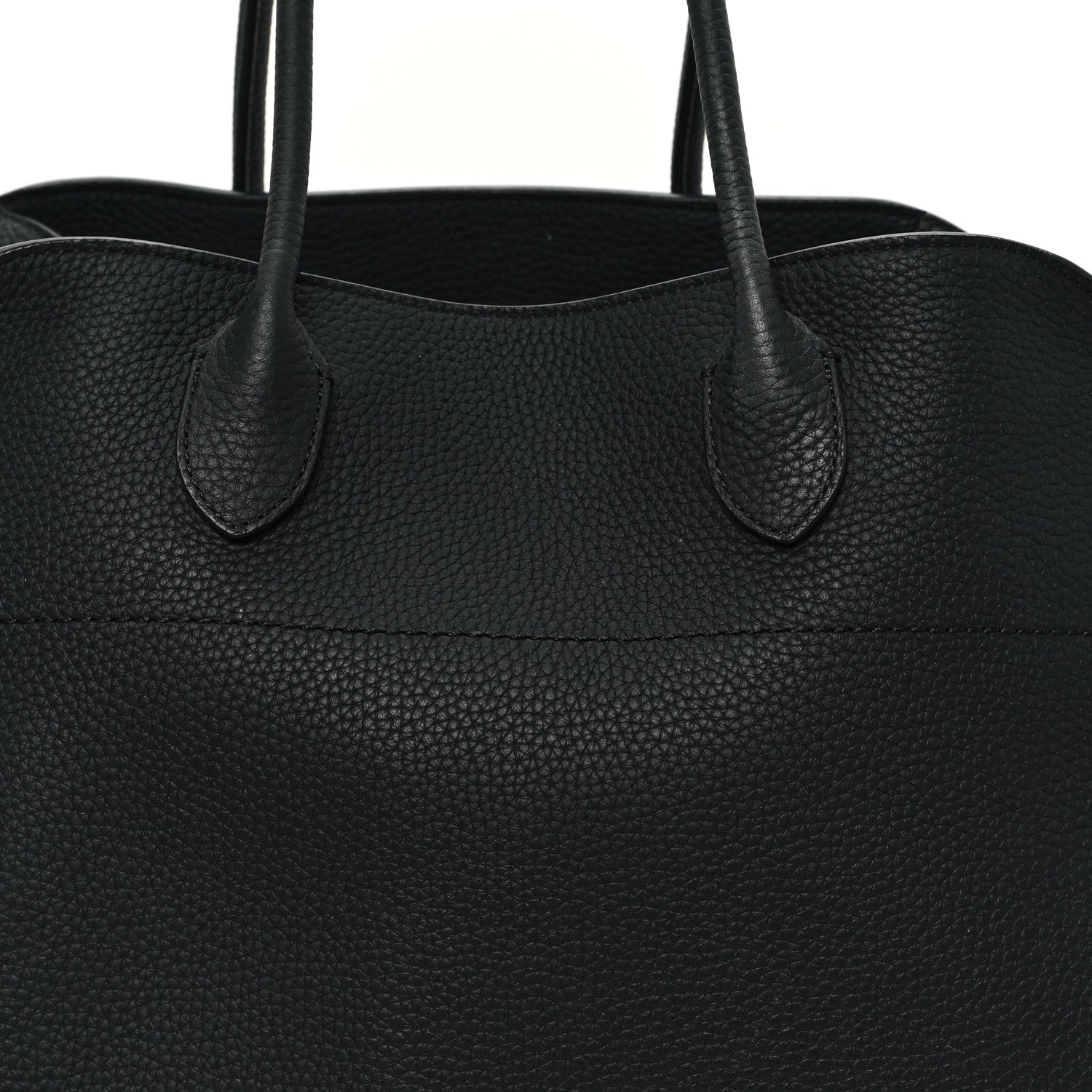The Row Matte Grained Calfskin Soft Margaux 15 Black 8 of 8