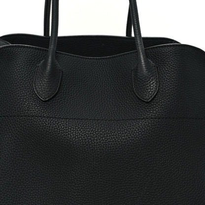 The Row Matte Grained Calfskin Soft Margaux 15 Black 8 of 8