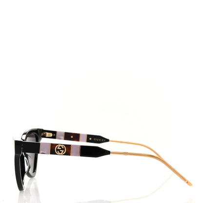 Gucci Acetate Cat Eye GG0708S Sunglasses Black 3 of 8