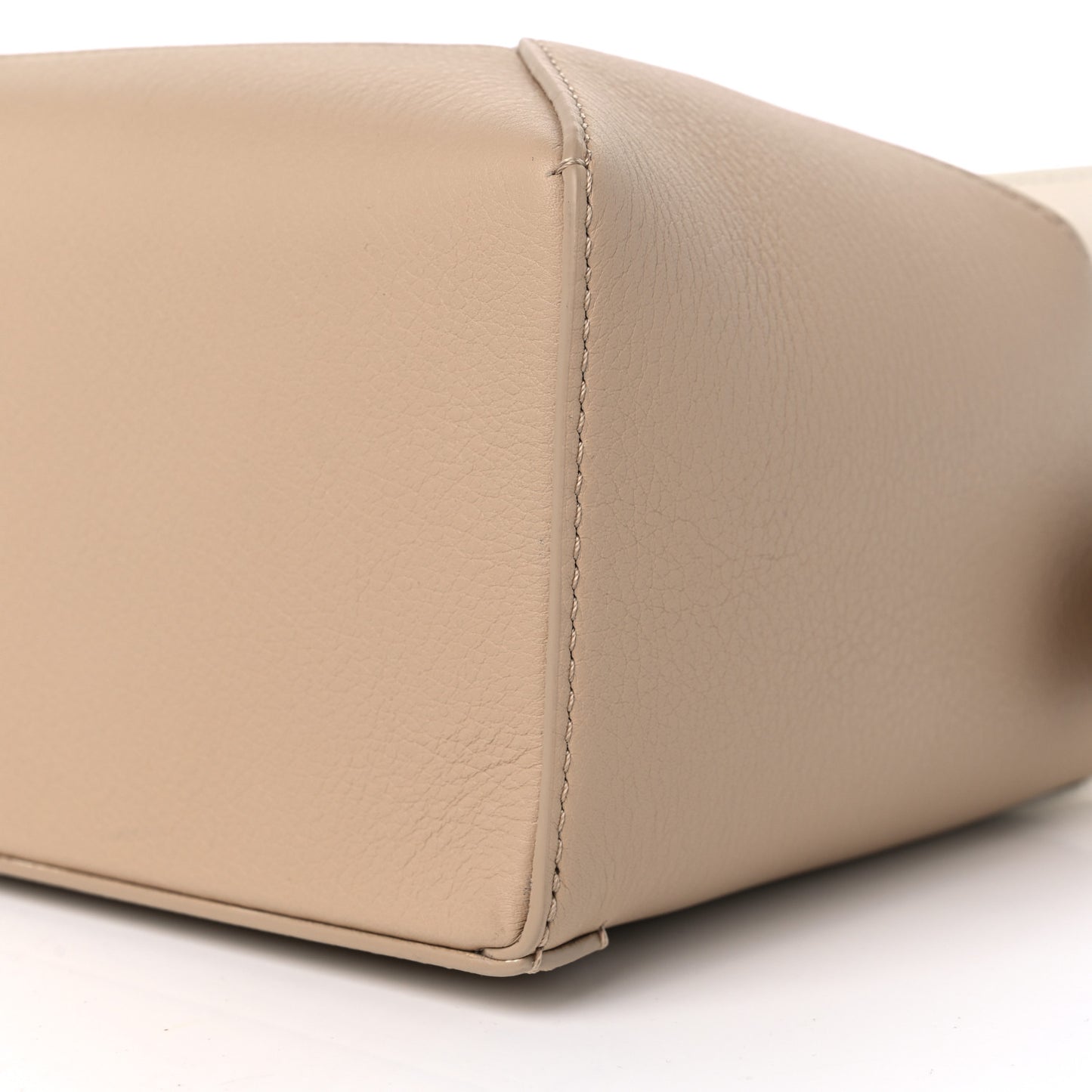 Classic Calfskin Small Puzzle Edge Bag Soft White Paper Craft