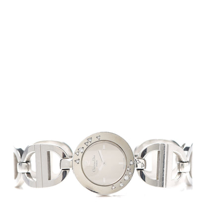 Christian Dior Stainless Steel Diamond 25mm Malice Quartz Watch 2 of 5