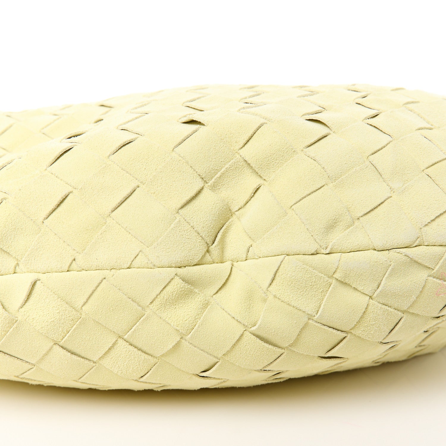 Bottega Veneta Suede Calfskin Intrecciato Teen Jodie Hobo Lemon Wash 12 of 12
