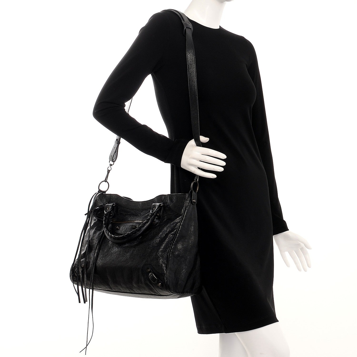 Balenciaga Agneau Classic Hardware Velo Black 2 of 9