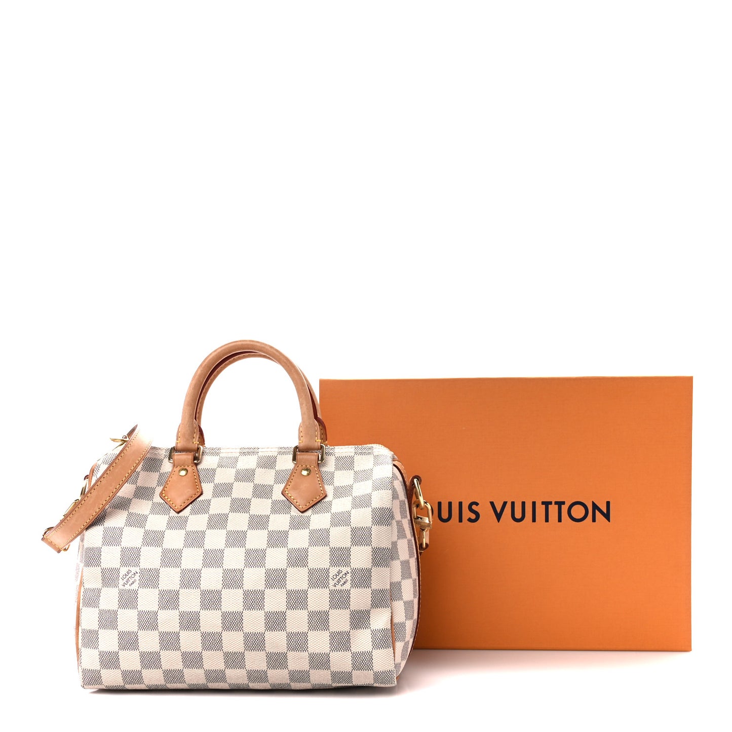 Damier Azur Speedy Bandouliere 25