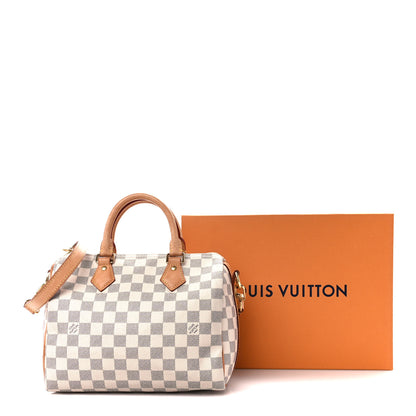 Louis Vuitton Damier Azur Speedy Bandouliere 25 19 of 19
