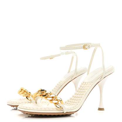 Bottega Veneta Lambskin Dot 90mm Sandals 40 String 3 of 10