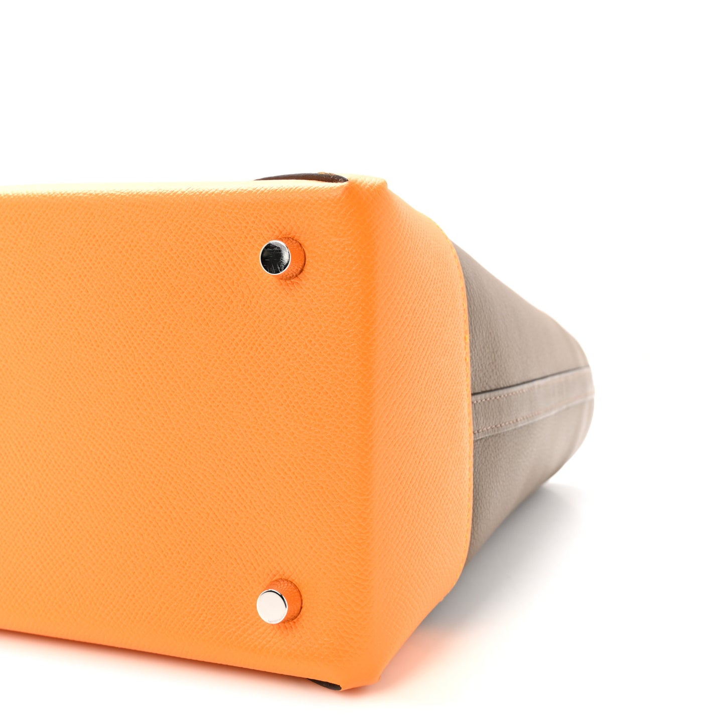 Evercolor Epsom Maxibox Cabas 30 Etoupe Jaune Ambre