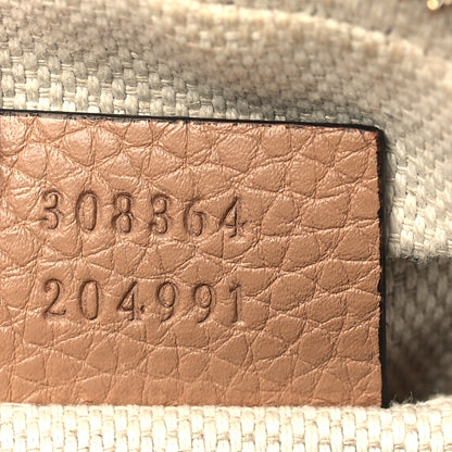 Gucci Pebbled Calfskin Small Soho Disco Bag Camelia 7 of 10