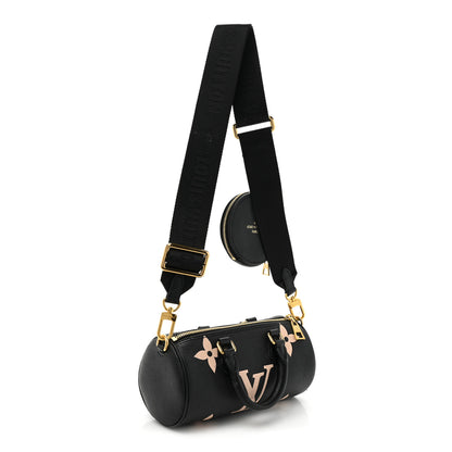 Louis Vuitton Empreinte Monogram Giant Papillon BB Black Beige 3 of 11