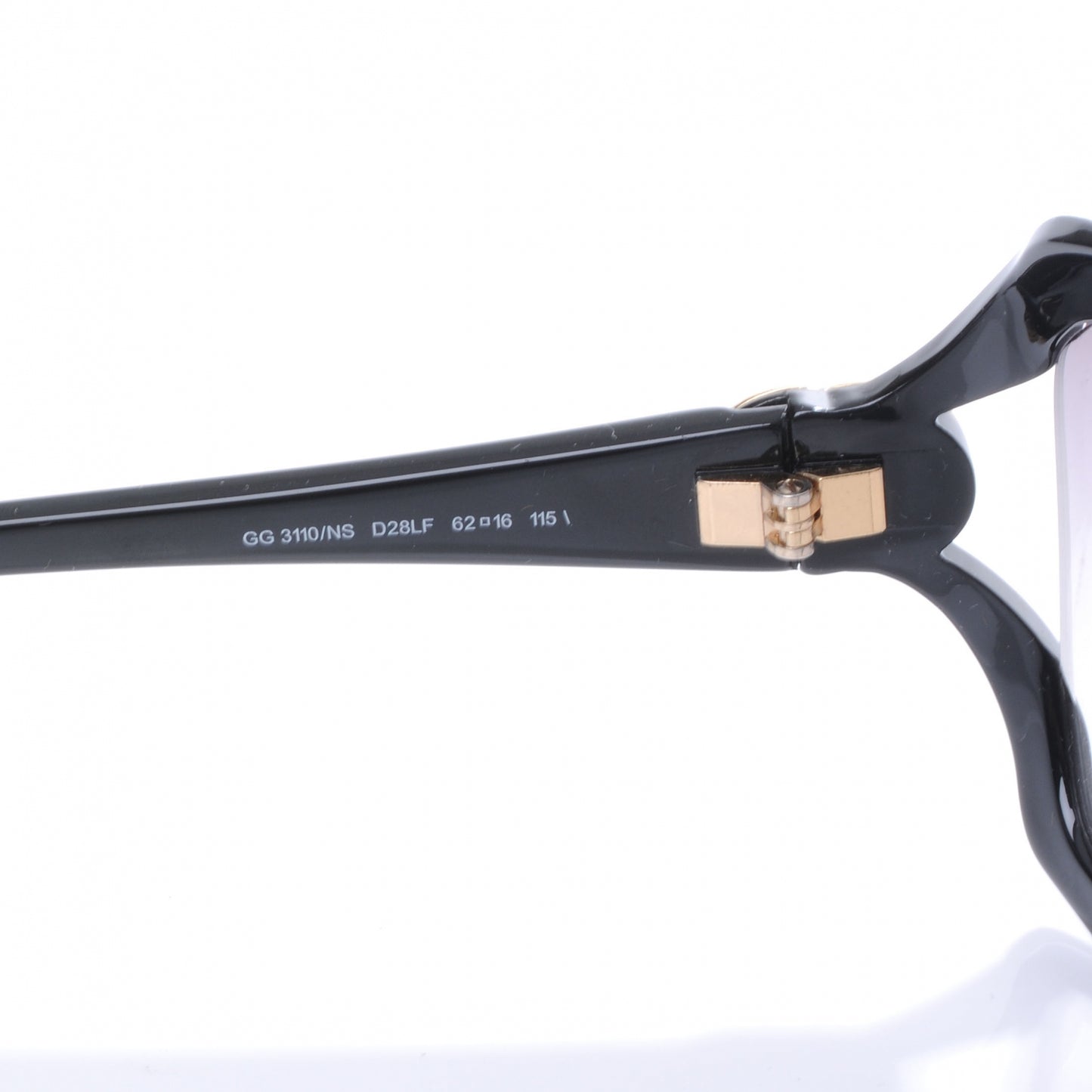 Crystal GG Sunglasses 3110 Black