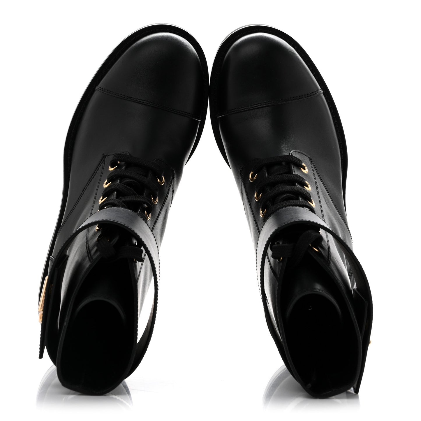 Calfskin Wonderland Ranger Boots 36 Black