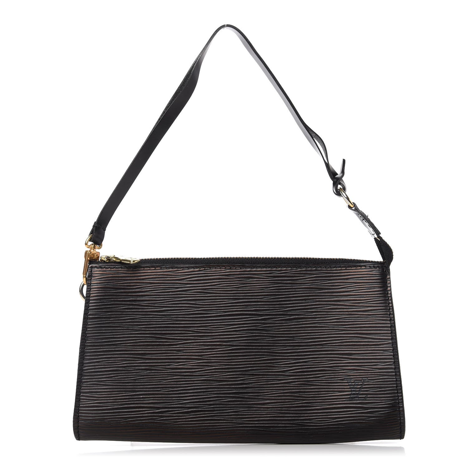 Louis Vuitton Epi Pochette Accessories 21 Black 1 of 12