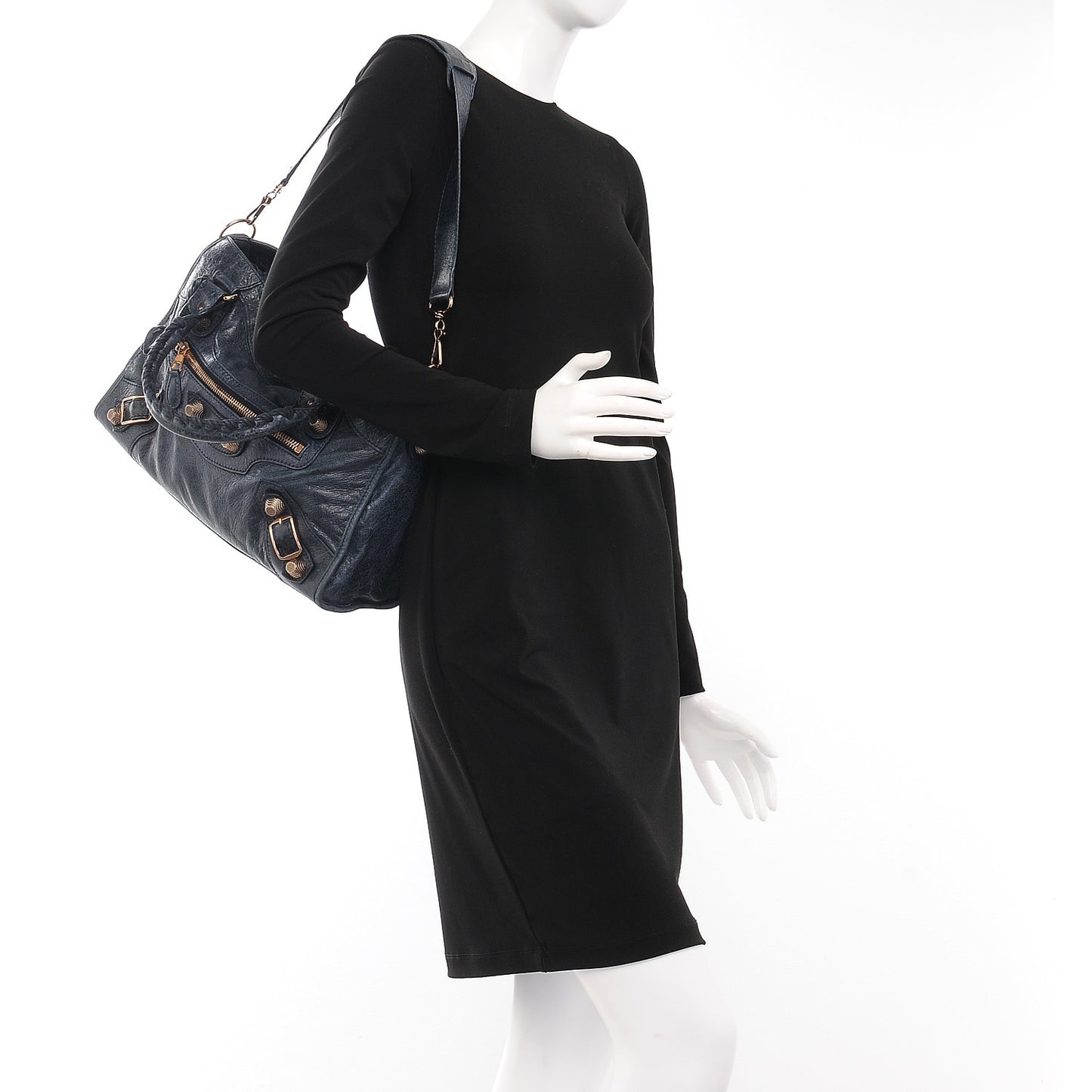 Agneau Giant 21 Rose Gold Hardware City Dark Night