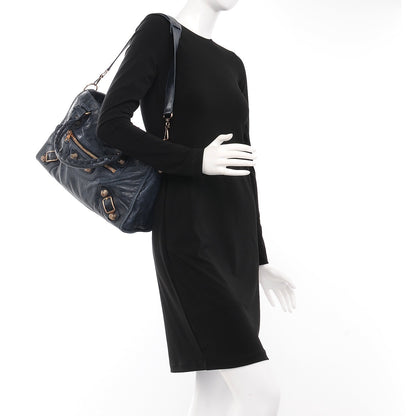 Balenciaga Agneau Giant 21 Rose Gold Hardware City Dark Night 2 of 10