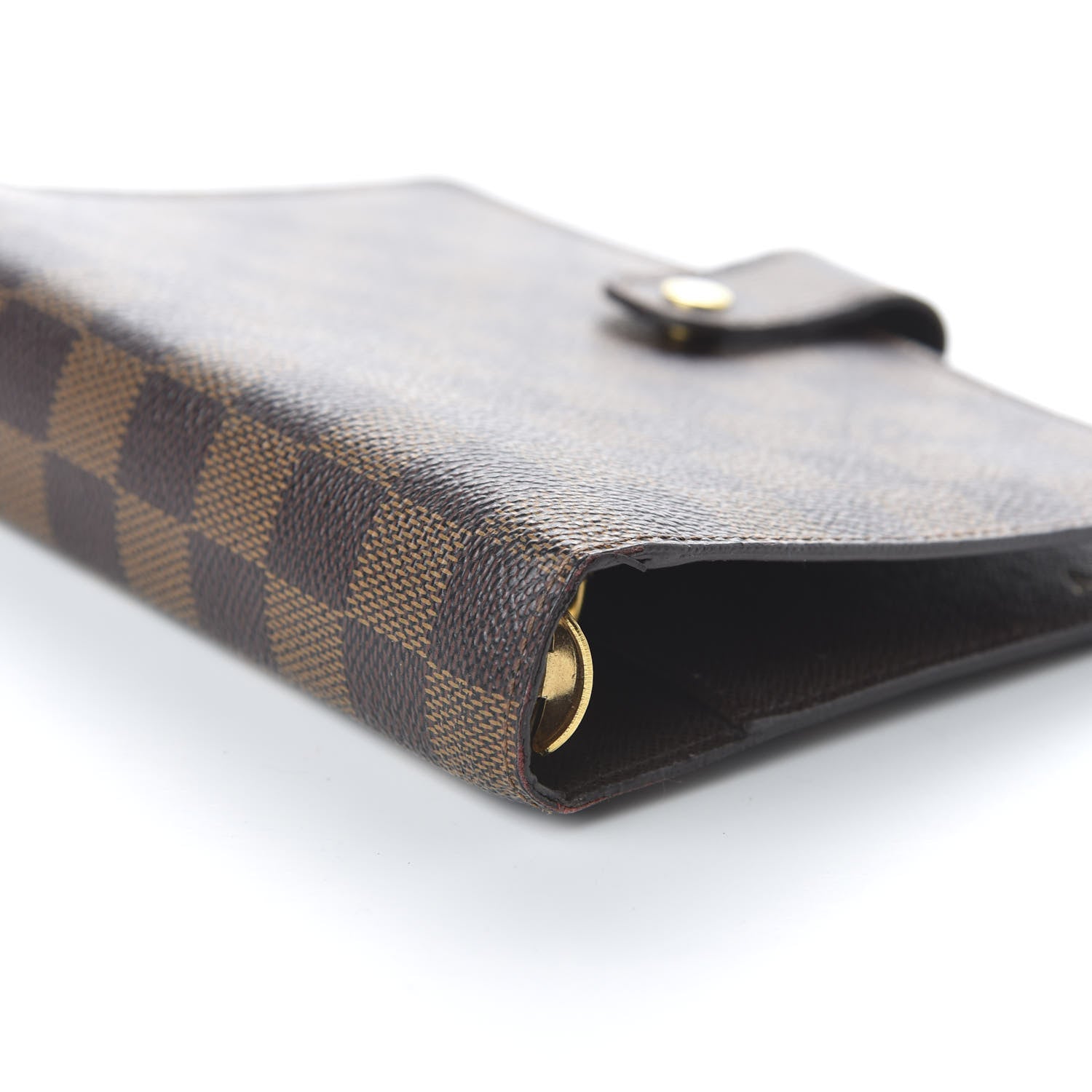 Louis Vuitton Damier Ebene Medium Ring Agenda Cover 6 of 10