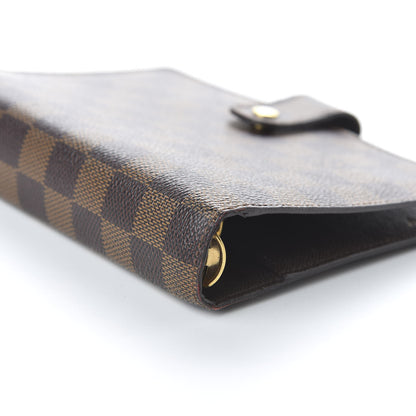 Louis Vuitton Damier Ebene Medium Ring Agenda Cover 6 of 10