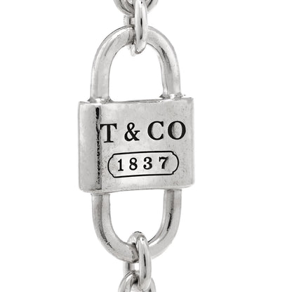 Tiffany Sterling Silver 1837 Lock Bracelet 3 of 4