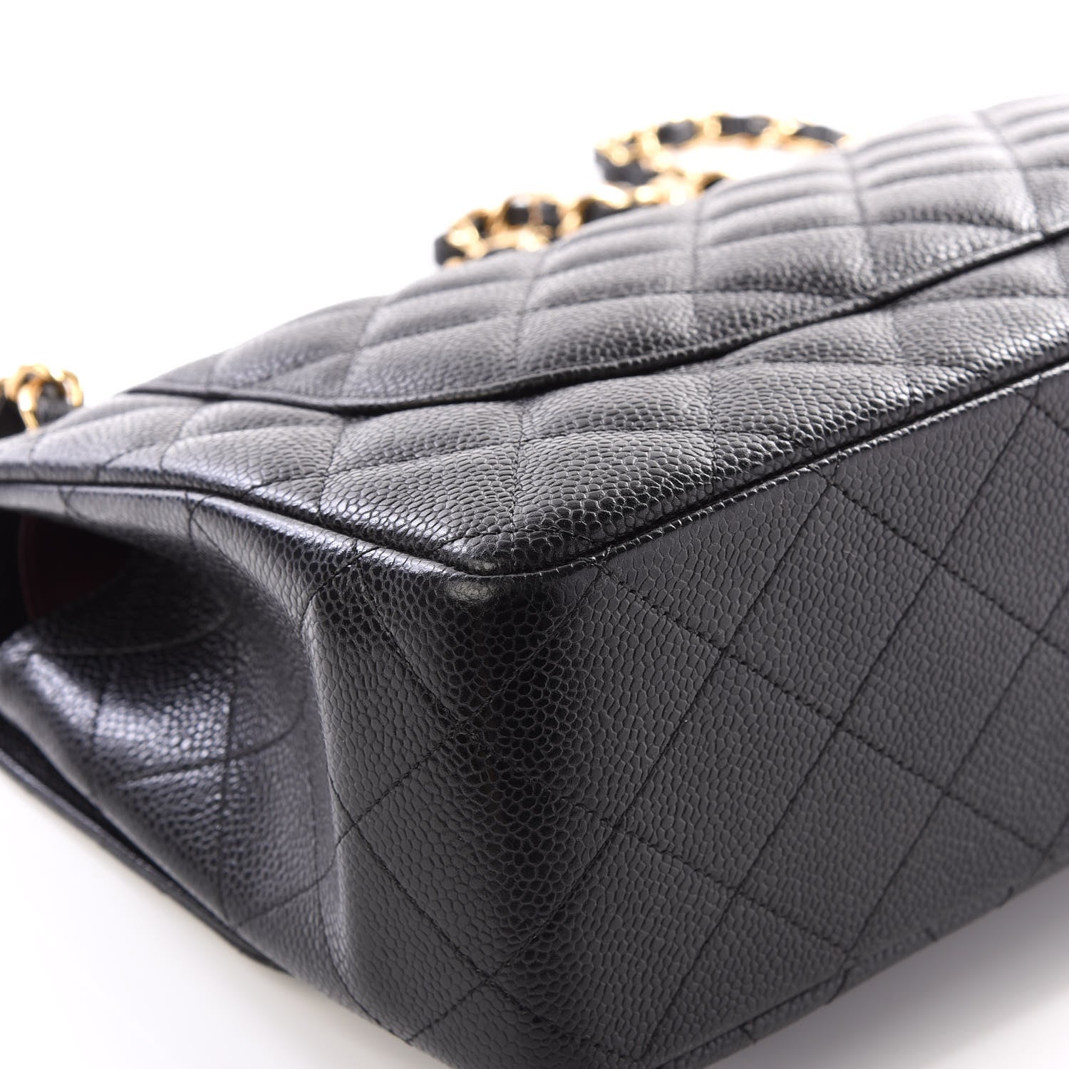 Chanel Caviar Quilted Jumbo Double Flap Black 8 of 11