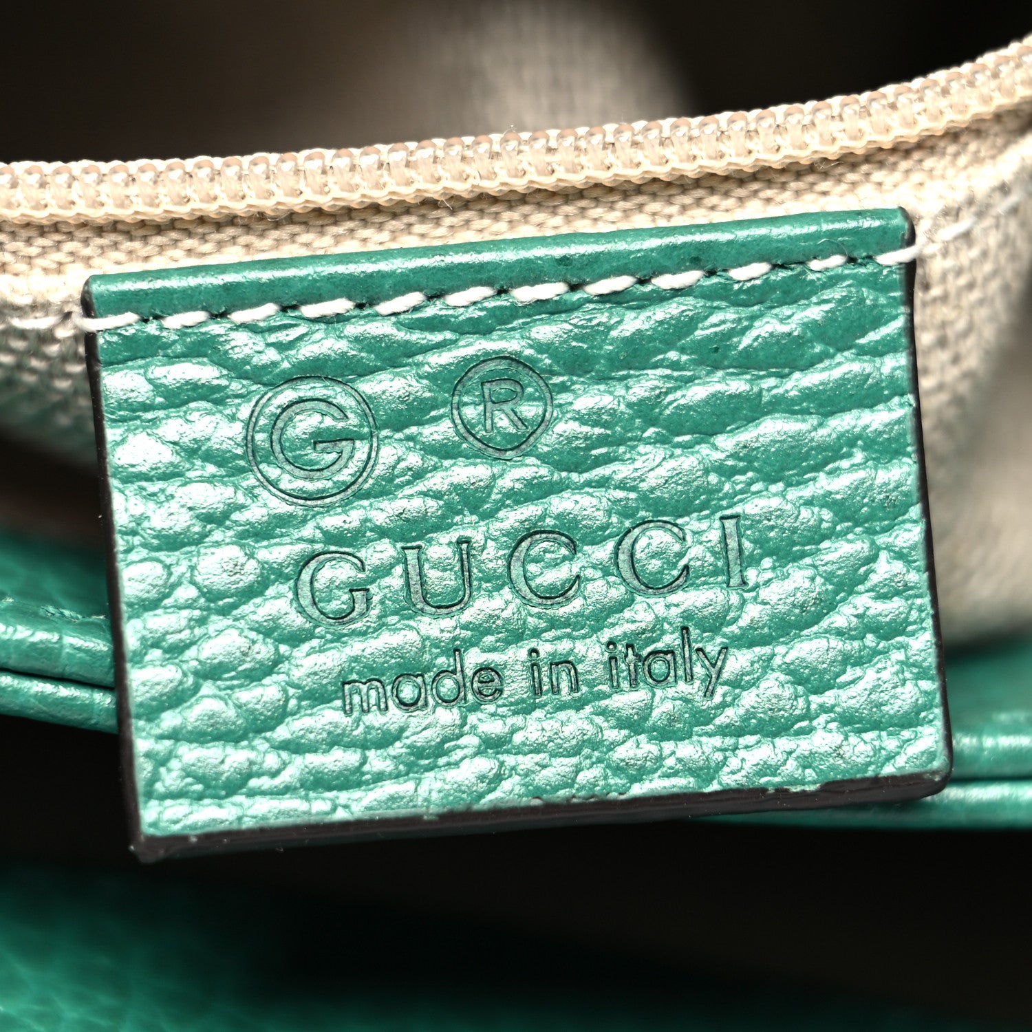 Gucci Dollar Calfskin Interlocking G Crossbody Bag Emerald 7 of 12
