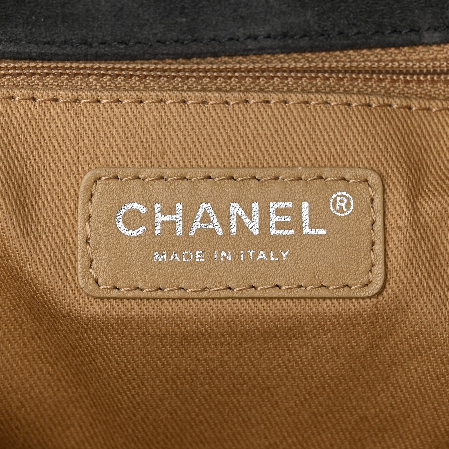 Suede Stitched Medium Saltire Single Flap Grey