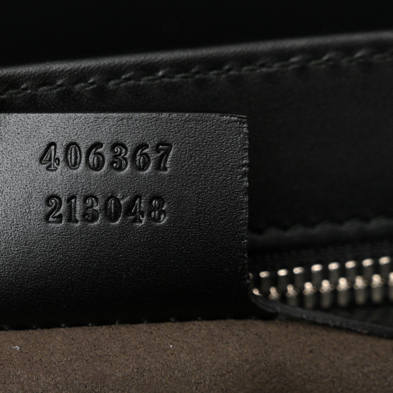 Gucci Guccissima Signature Medium Double Buckle Flap Messenger Bag Black 7 of 12