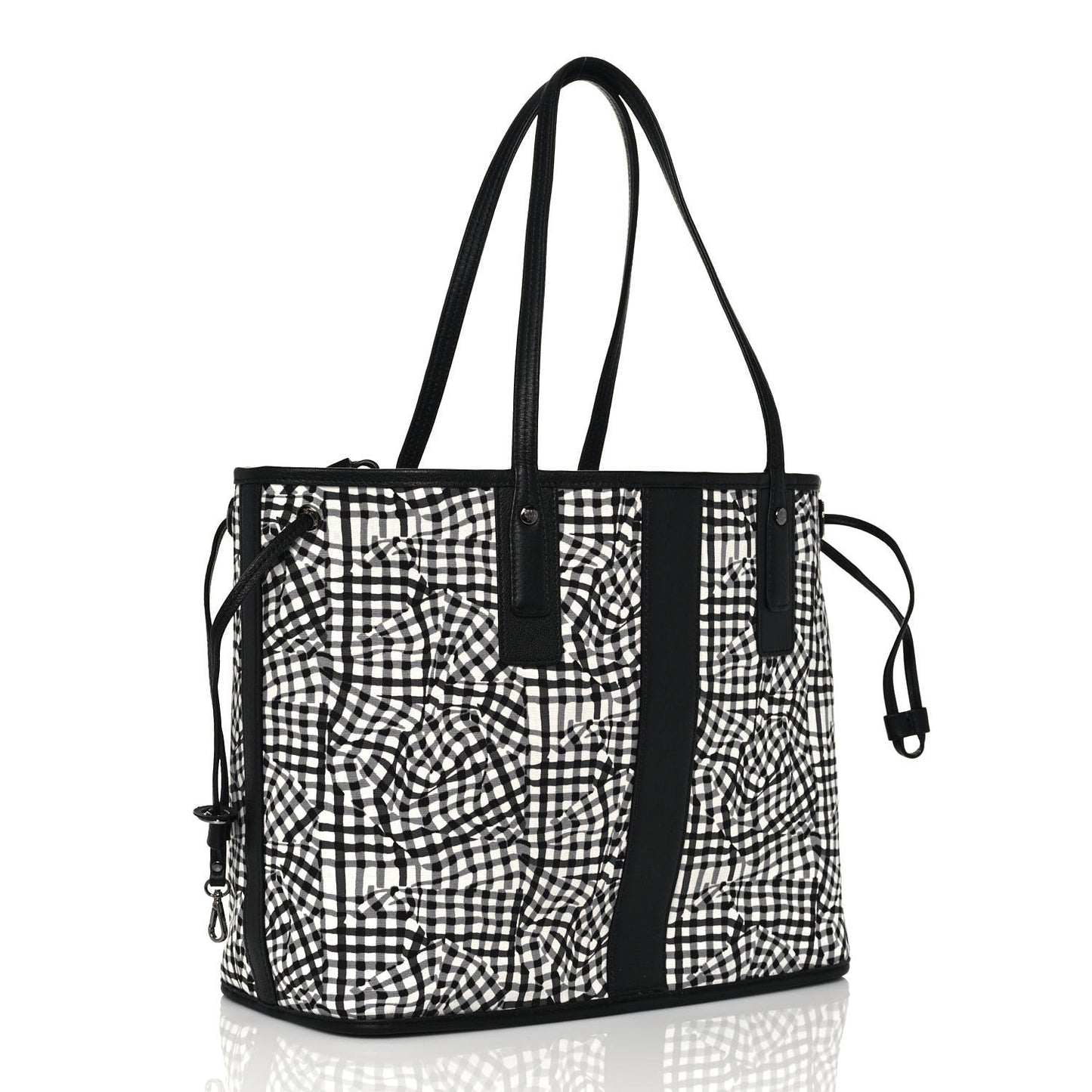 Visetos Medium Liz Reversible Shopper Tote Black
