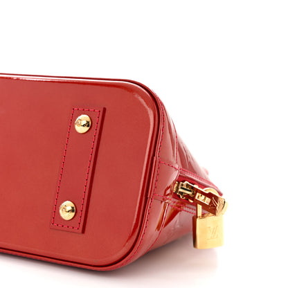 Louis Vuitton Vernis Alma BB Pomme D'Amour 9 of 9