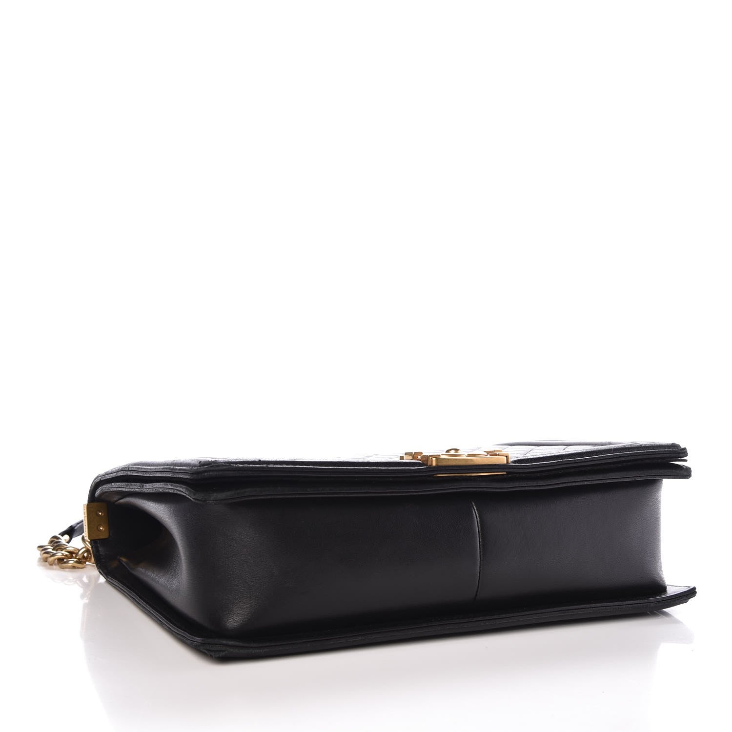 Chanel Lambskin Quilted Large Boy Flap Black 4 of 10