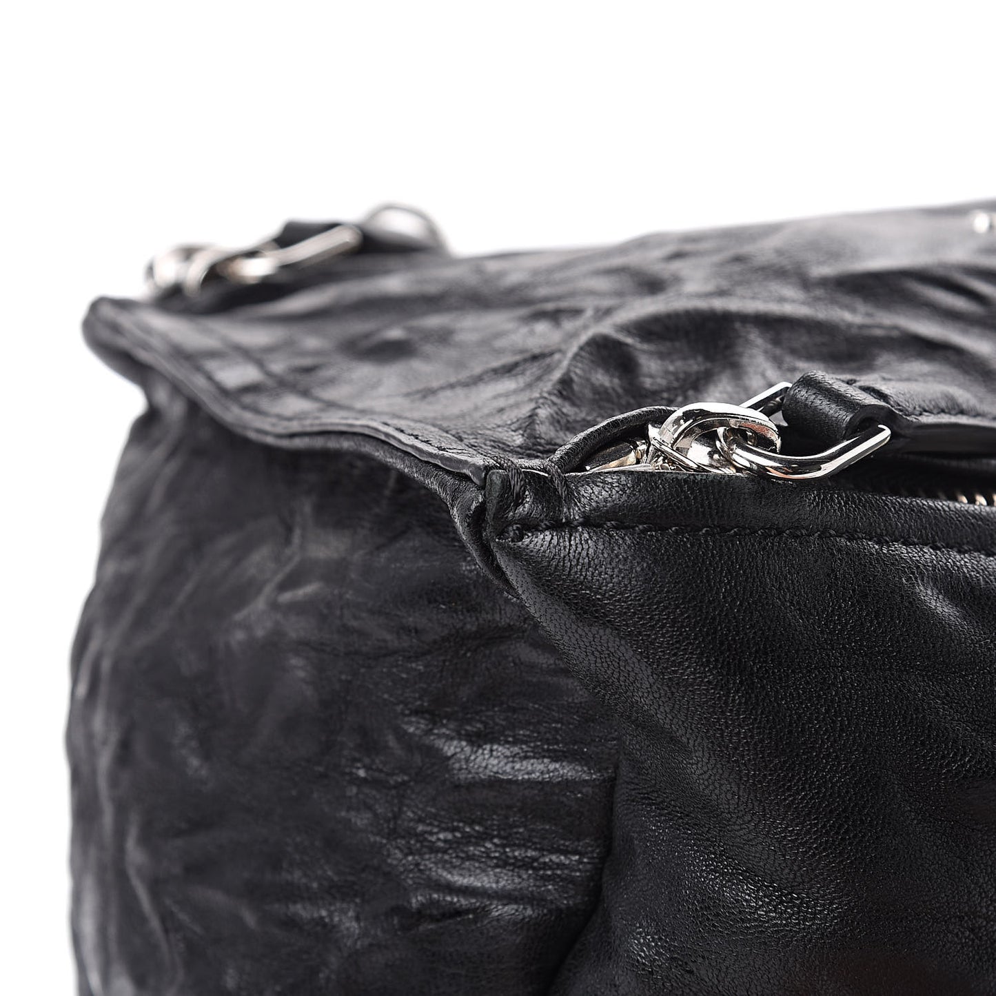 Tumbled Sheepskin Small Pandora Black