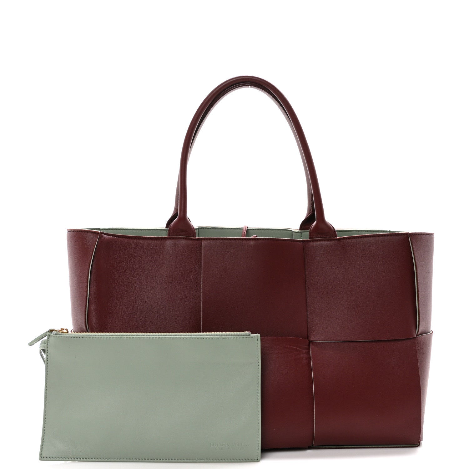 Bottega Veneta Nappa Maxi Intrecciato Medium Arco Tote Barolo Travertine 3 of 10