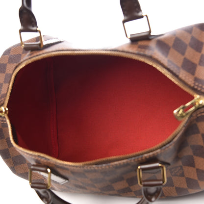 Louis Vuitton Damier Ebene Speedy Bandouliere 30 6 of 12